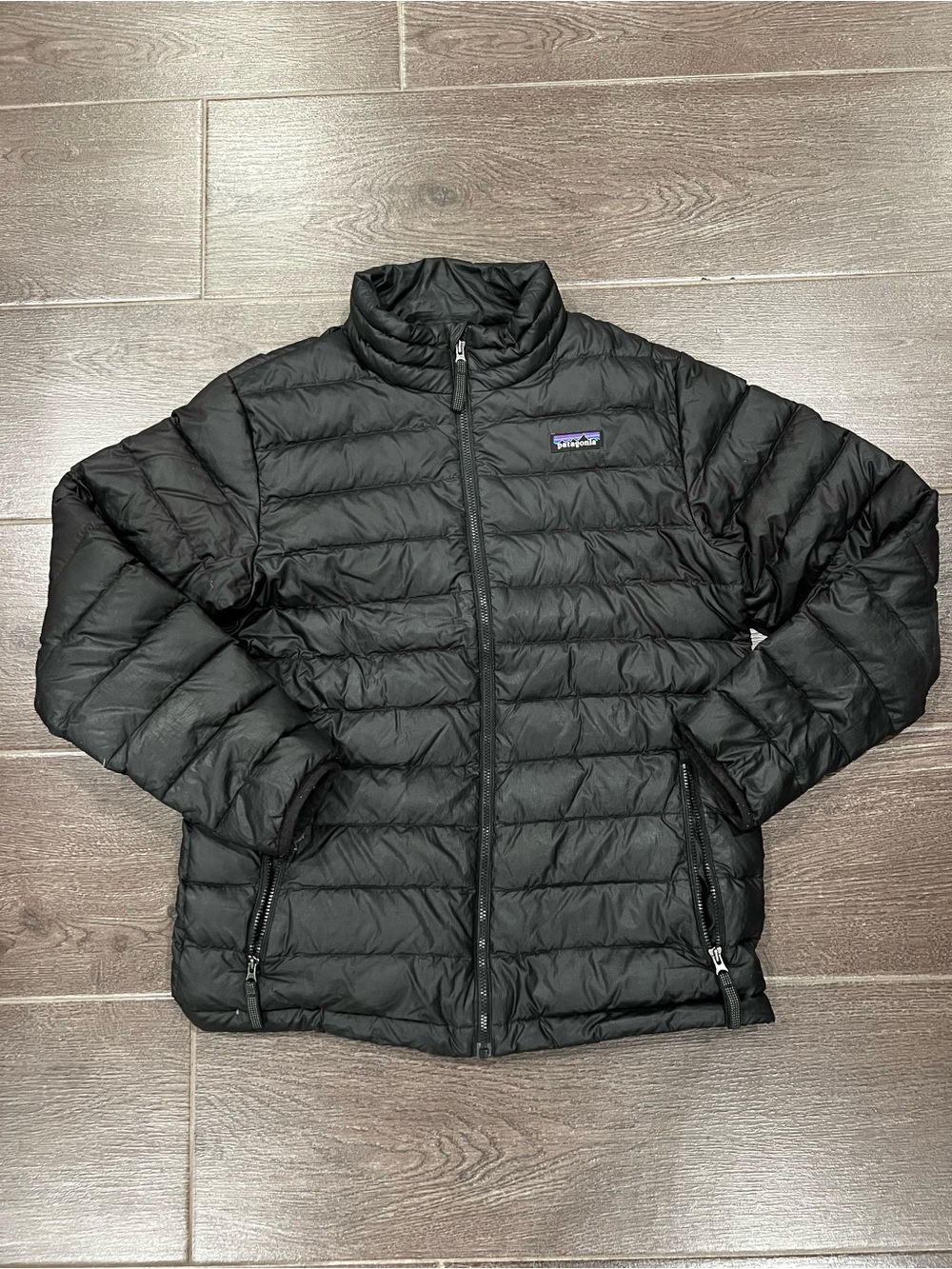 Patagonia Kids XL 14 Black Puffer Like New